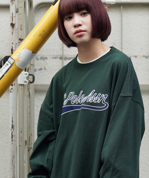 U.S. POLO ASSN.(ユーエスポロアッスン)の「U.S. POLO ASSN. / ユーエスポロアッスン 別注 コラボ オーバーサイズ ロンT(Tシャツ/カットソー・メンズ・ダークグリーン/ライトベージュ/ネイビー/ホワイト/ブラック/ブルー系その他2/ベージュ系その他2/ホワイト系その他2/ブラック系その他2/ベージュ系その他/ブルー系その他/ブラック系その他/ホワイト系その他/グリーン系その他/グリーン系その他2・LARGE/MEDIUM)」の11枚目の写真