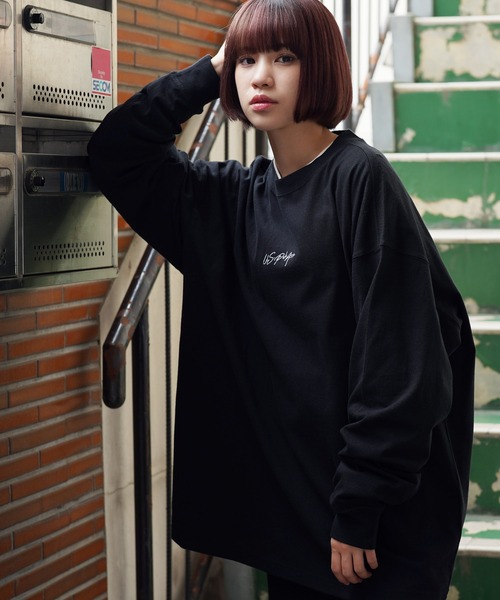 U.S. POLO ASSN.(ユーエスポロアッスン)の「U.S. POLO ASSN. / ユーエスポロアッスン 別注 コラボ オーバーサイズ ロンT(Tシャツ/カットソー・メンズ・ダークグリーン/ライトベージュ/ネイビー/ホワイト/ブラック/ブルー系その他2/ベージュ系その他2/ホワイト系その他2/ブラック系その他2/ベージュ系その他/ブルー系その他/ブラック系その他/ホワイト系その他/グリーン系その他/グリーン系その他2・LARGE/MEDIUM)」の7枚目の写真