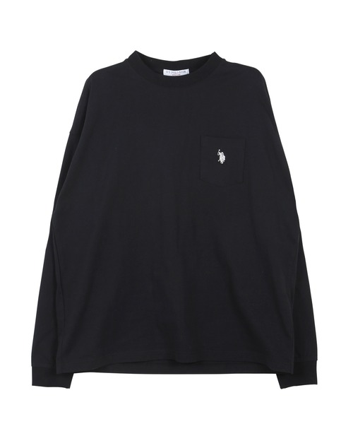 U.S. POLO ASSN.(ユーエスポロアッスン)の「U.S. POLO ASSN. / ユーエスポロアッスン 別注 コラボ オーバーサイズ ロンT(Tシャツ/カットソー・メンズ・ダークグリーン/ライトベージュ/ネイビー/ホワイト/ブラック/ブルー系その他2/ベージュ系その他2/ホワイト系その他2/ブラック系その他2/ベージュ系その他/ブルー系その他/ブラック系その他/ホワイト系その他/グリーン系その他/グリーン系その他2・LARGE/MEDIUM)」の19枚目の写真