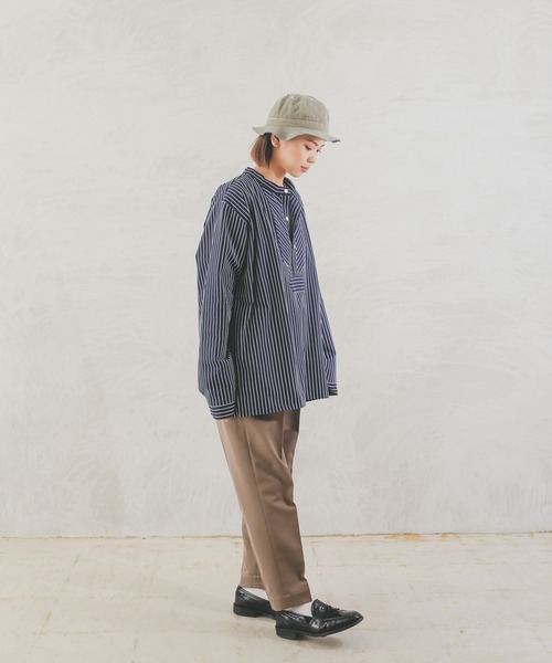 WAIPER.inc(ワイパーインク)の「Fischerhemd Pullover フィッシャーマンシャツ(シャツ/ブラウス・メンズ・ブルー系/ブルー系1・S/M/L/XL)」の15枚目の写真