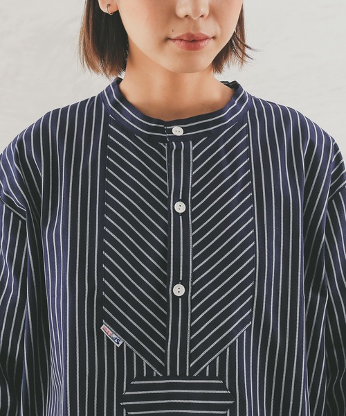 WAIPER.inc(ワイパーインク)の「Fischerhemd Pullover フィッシャーマンシャツ(シャツ/ブラウス・メンズ・ブルー系/ブルー系1・S/M/L/XL)」の20枚目の写真
