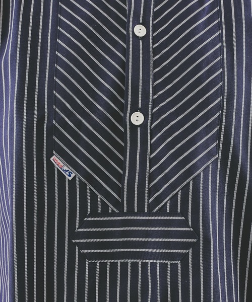 WAIPER.inc(ワイパーインク)の「Fischerhemd Pullover フィッシャーマンシャツ(シャツ/ブラウス・メンズ・ブルー系/ブルー系1・S/M/L/XL)」の21枚目の写真