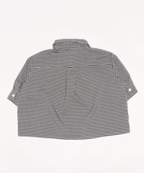 b・ROOM（ビールーム）の「アソートビッグシャツ（シャツ/ブラウス・キッズ・マスタード/モスグリーン/ブラック/ラベンダー・120cm/90cm/100cm/130cm/110cm）」の5枚目の写真