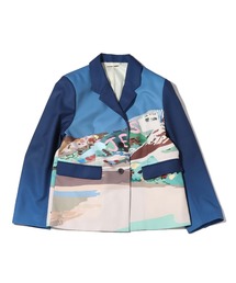 atmos pink | atmos pink フォトプリントテーラードジャケット / アトモスピンク フォトプリントテーラードジャケット(テーラードジャケット)