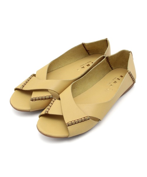 REMME（レメ）の「【REMME（レメ）】レザーサンダル（サンダル・レディース・ブラウン/イエロー/グリーン・38/36/37）」の4枚目の写真