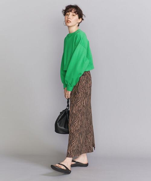 H BEAUTY&YOUTH / ショートスウェットプルオーバー H BEAUTY&YOUTH エイチ ビューティーアンドユース 日本製 HARD