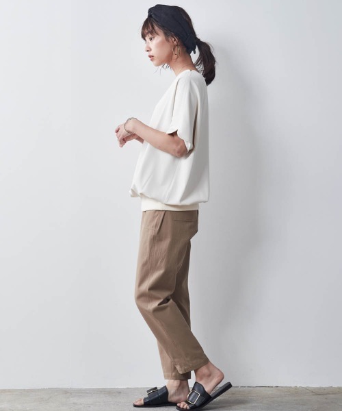 CHIC STYLE（シックスタイル）の「大きいサイズ 裾リブフレンチ
