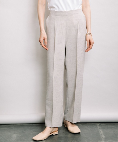 ELVENCE DEUX(エルベンスドゥ)の「リネンライクストレートPT(その他パンツ・レディース・チャコールグレー/グレー・MEDIUM/LARGE)」の13枚目の写真