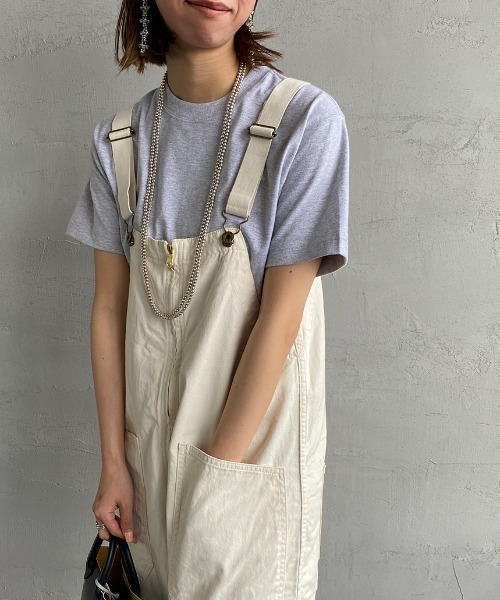 HANES（ヘインズ）の「[HANES/ヘインズ] BEEFY ビーフィー クルーネックパックTシャツ（Tシャツ/カットソー・レディース・ホワイト/ブラック/ダークグリーン/ネイビー/レッド/オリーブ/ヘザーグレー/ダークグレー/ダークパープル・S/M/L/XL/XS）」の4枚目の写真