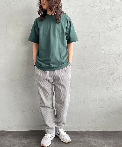 HANES（ヘインズ）の「[HANES/ヘインズ] BEEFY ビーフィー クルーネックパックTシャツ（Tシャツ/カットソー・レディース・ホワイト/ブラック/ダークグリーン/ネイビー/レッド/オリーブ/ヘザーグレー/ダークグレー/ダークパープル・S/M/L/XL/XS）」の21枚目の写真