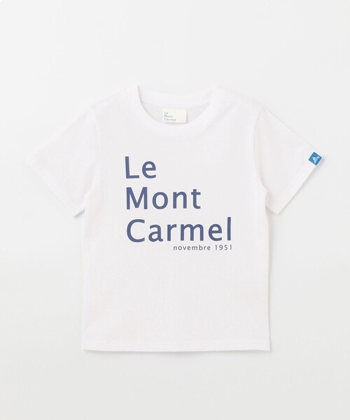 SHARE PARK(シェアパーク)の「【KIDS】UVカット クラシックロゴTシャツ(Tシャツ/カットソー・キッズ・ローズ系/ブルー系/ブラック系/オレンジ系/イエロー系/カーキ系/ホワイト系/サックスブルー系・120/100/110)」の2枚目の写真