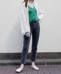 501 | BIOTOP別注 Levi's/リーバイス 501 CROP GRAY WORN IN(デニムパンツ)