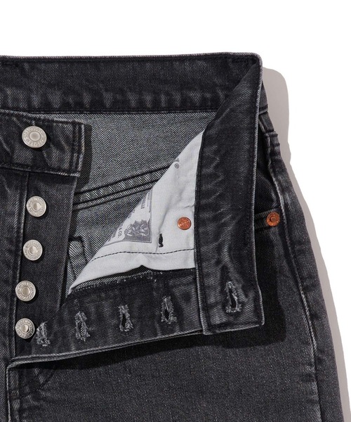 501（ゴーマルイチ）の「BIOTOP別注 Levi's/リーバイス 501 CROP GRAY WORN IN（デニムパンツ・レディース・グレー・24/28/25/26/26/28/23/26/24/26/26inch/27inch/25/28/23/28）」の10枚目の写真