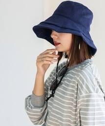 VitaFelice（ヴィータフェリーチェ）の「接触冷感キャペリンハット 深め つば広ハット【完全遮光100％/紫外線遮蔽率99.9%以上/UPF50+/接触冷感】手洗い可能（ハット）」