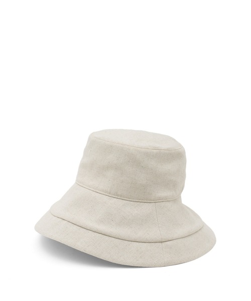 VitaFelice（ヴィータフェリーチェ）の「接触冷感キャペリンハット 深め つば広ハット【完全遮光100％/紫外線遮蔽率99.9%以上/UPF50+/接触冷感】手洗い可能（ハット・レディース・ベージュ系その他/ブラック/アイボリー/ベージュ系その他2/ピンク系その他/グレー系その他/ネイビー・FREE）」の21枚目の写真