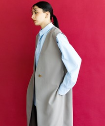 ツイルロングジレ*