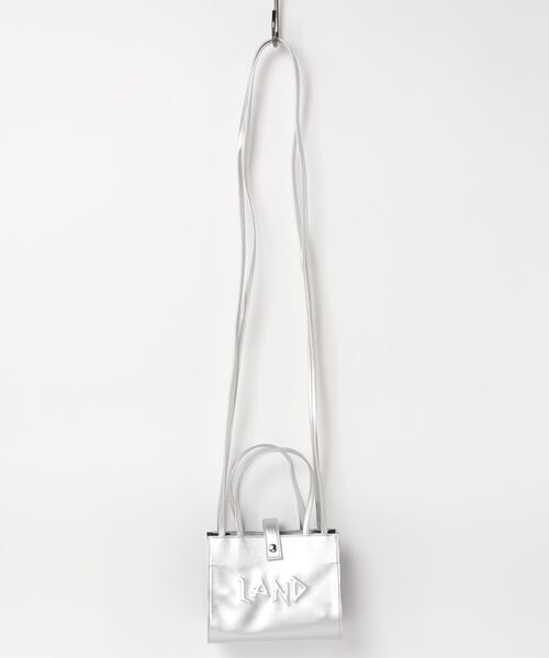 LAND by MILKBOY（ランドバイミルクボーイ）の「Faux leather ミニバッグ（ショルダーバッグ・メンズ・B/A・FREE）」の2枚目の写真