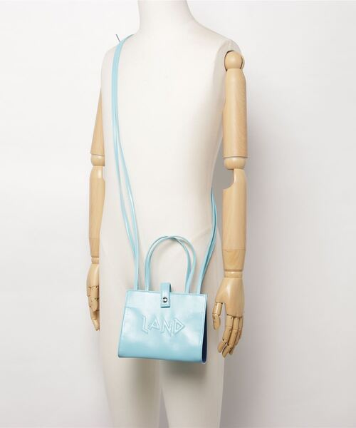 LAND by MILKBOY（ランドバイミルクボーイ）の「Faux leather ミニバッグ（ショルダーバッグ・メンズ・B/A・FREE）」の5枚目の写真