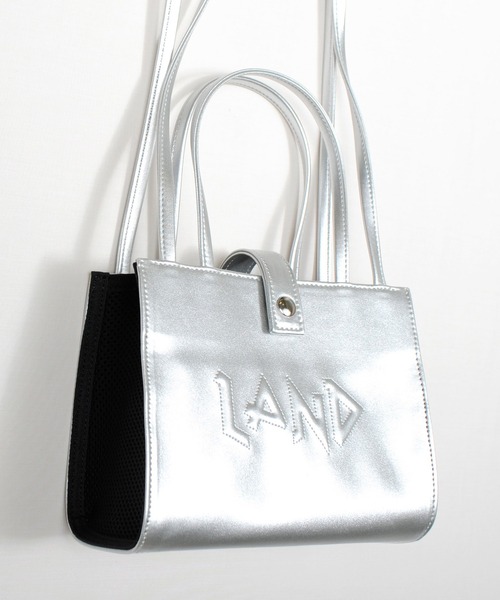 LAND by MILKBOY（ランドバイミルクボーイ）の「Faux leather ミニバッグ（ショルダーバッグ・メンズ・B/A・FREE）」の8枚目の写真