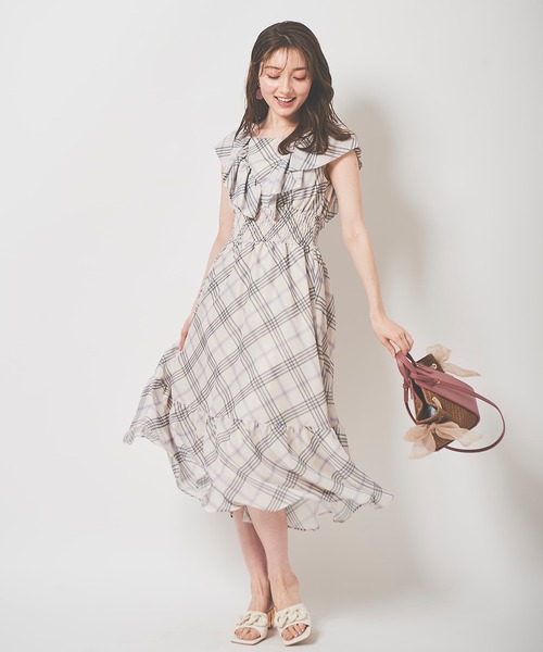 Taylor愛用ブランドSinclair Dressチェックサロペットワンピース ONEPIECE | ROOM903 online