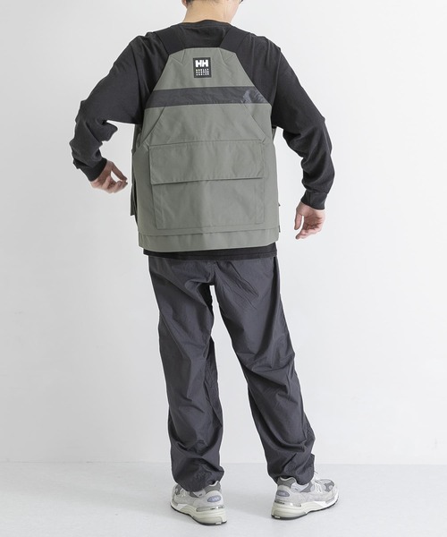HELLY HANSEN（ヘリーハンセン）の「HELLY HANSEN　Utility Vest（ベスト・メンズ・ブラック/グリーン系その他・LARGE）」の7枚目の写真