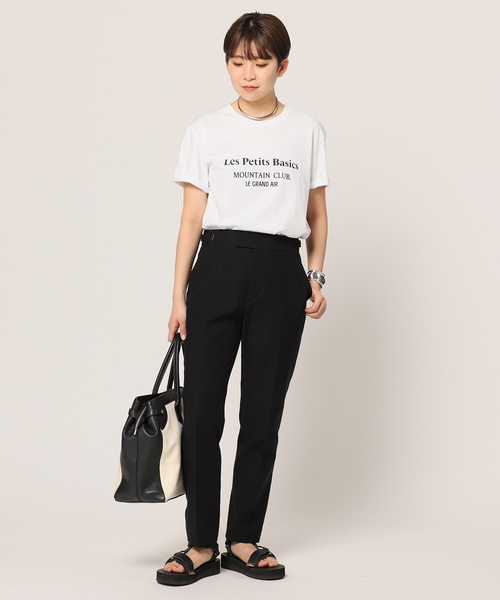 AP STUDIO（エーピーストゥディオ）の「【Les Petits Basics / ル ベーシック】Les Petits Basics Tシャツ（Tシャツ/カットソー・レディース・ホワイト・FREE）」の20枚目の写真