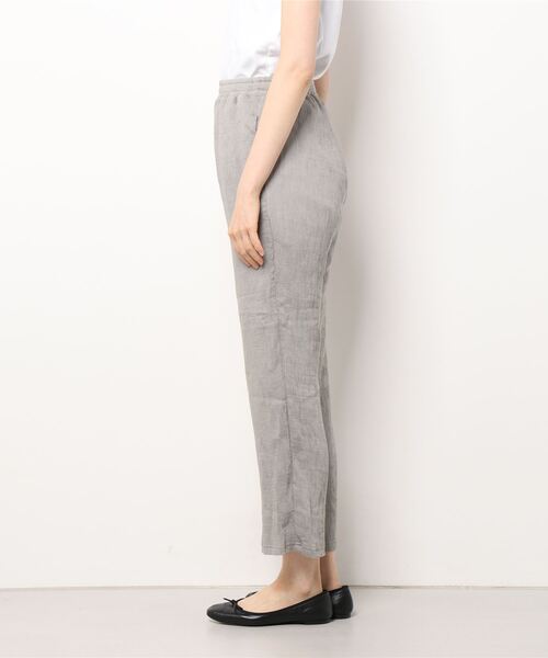 Samansa Mos2 blue（サマンサモスモスブルー）の「リネン混プリーツパンツ（その他パンツ・レディース・グレー/グリーン/キナリ・ﾌﾘ-）」の5枚目の写真