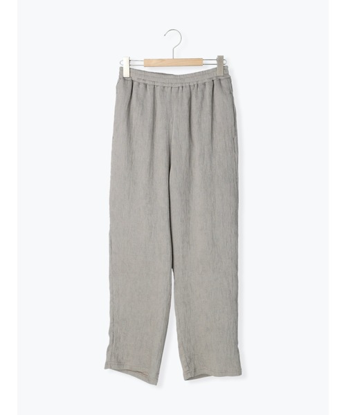 Samansa Mos2 blue（サマンサモスモスブルー）の「リネン混プリーツパンツ（その他パンツ・レディース・グレー/グリーン/キナリ・ﾌﾘ-）」の2枚目の写真