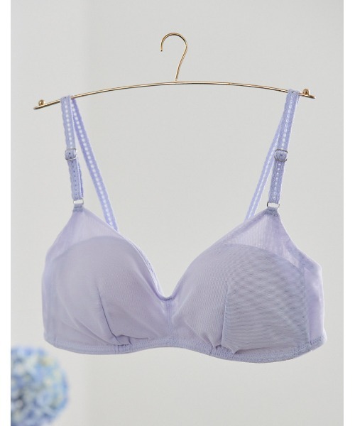 une nana cool（ウンナナクール）の「特別な日以外の364日つけたくなるブラ 364ブラ シンプル（ブラジャー・レディース・スカイブルー/黄緑系/バイオレット/チェリーピンク/ターコイズブルー/ダークグリーン/マジェンタ/ブルー/ライトブラウン/スモークピンク/ピンクベージュ/ワイン/ネイビー/マスタード/ミント/ライトパープル/ダークブルー/ライトグリーン・S/M/LL/L）」の12枚目の写真