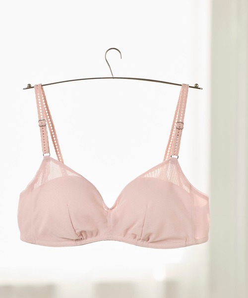 une nana cool（ウンナナクール）の「特別な日以外の364日つけたくなるブラ 364ブラ シンプル（ブラジャー・レディース・スカイブルー/黄緑系/バイオレット/チェリーピンク/ターコイズブルー/ダークグリーン/マジェンタ/ブルー/ライトブラウン/スモークピンク/ピンクベージュ/ワイン/ネイビー/マスタード/ミント/ライトパープル/ダークブルー/ライトグリーン・S/M/LL/L）」の15枚目の写真