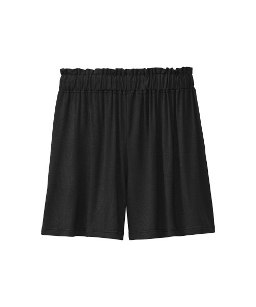 大人シンプルハイウエストショートパンツ上下セット