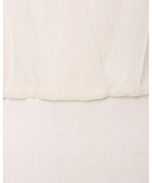 INGNI（イング）の「シアーニット（Tシャツ/カットソー・レディース・アイボリー/ブラック/ピンクベージュ/グレー系その他・M）」の19枚目の写真