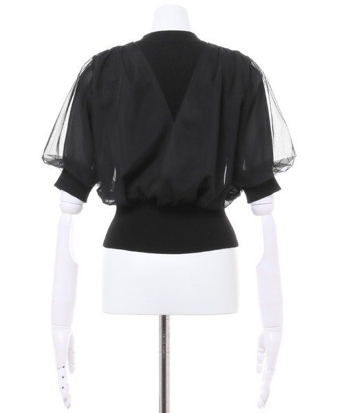 INGNI（イング）の「シアーニット（Tシャツ/カットソー・レディース・アイボリー/ブラック/ピンクベージュ/グレー系その他・M）」の17枚目の写真