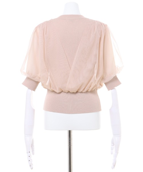 INGNI（イング）の「シアーニット（Tシャツ/カットソー・レディース・アイボリー/ブラック/ピンクベージュ/グレー系その他・M）」の15枚目の写真