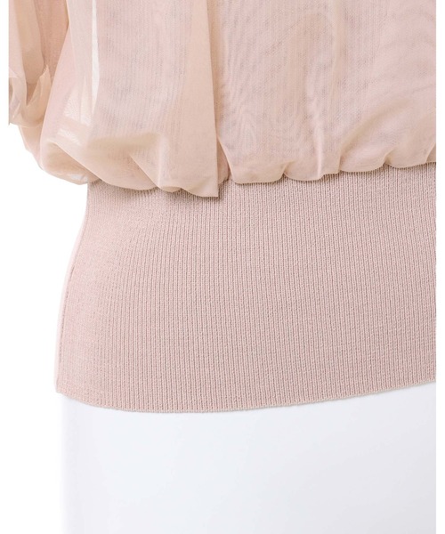 INGNI（イング）の「シアーニット（Tシャツ/カットソー・レディース・アイボリー/ブラック/ピンクベージュ/グレー系その他・M）」の21枚目の写真