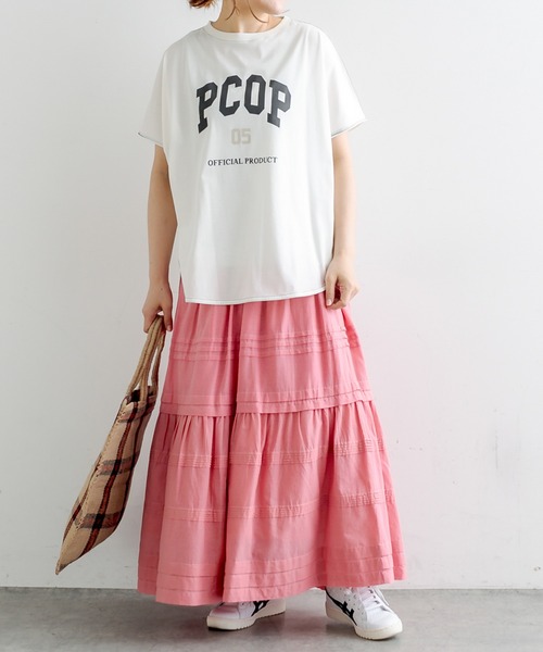 PUAL CE CIN（ピュアルセシン）の「シルケットPCOP プリントT