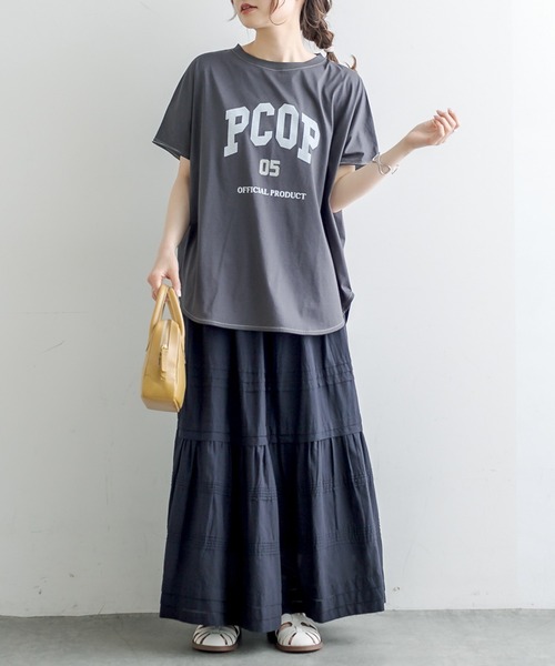 PUAL CE CIN（ピュアルセシン）の「シルケットPCOP プリントT