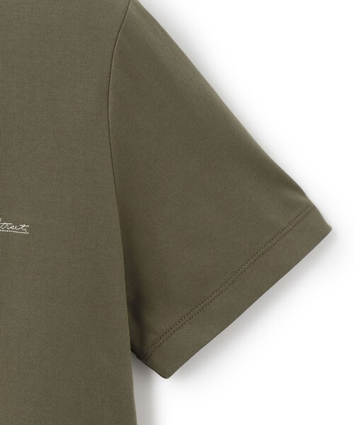 J.PRESS YORK STREET(ジェイプレスヨークストリート)の「【WOMEN】ワンポイントロゴ Tシャツ(Tシャツ/カットソー・レディース・ブラック系/アイボリー系/カーキ系・F)」の7枚目の写真