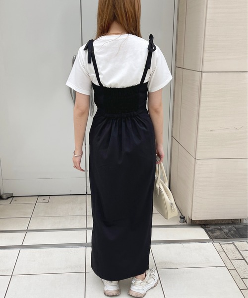 apres jour(アプレジュール)の「スリットキャミワンピース【ZOZOTOWN限定アイテム】(ワンピース・レディース・ライトブルー/ダークブルー/ブラック/アイボリー・X-LARGE/MEDIUM/SMALL)」の19枚目の写真