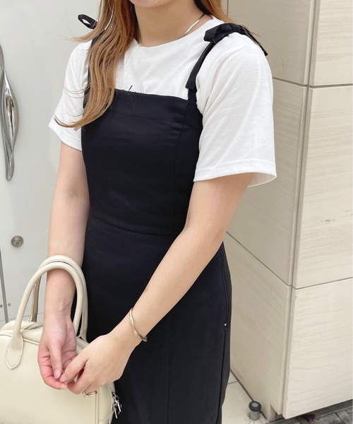 apres jour(アプレジュール)の「スリットキャミワンピース【ZOZOTOWN限定アイテム】(ワンピース・レディース・ライトブルー/ダークブルー/ブラック/アイボリー・X-LARGE/MEDIUM/SMALL)」の14枚目の写真