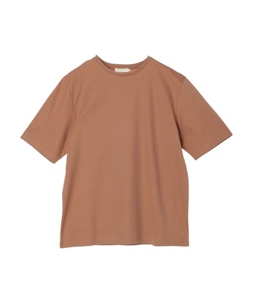 earth music&ecology（アースミュージックアンドエコロジー）の「クルーネックスムースTシャツ（Tシャツ/カットソー・レディース・ブラック/ダークグリーン/オフホワイト/ライトブラウン・S/M/L）」の14枚目の写真