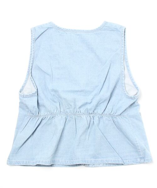 DuKKah（デュカ）の「Dukkah/【低身長向け】チャイナベスト（ベスト・レディース・ライトインディゴブルー/アイボリー・FREE）」の12枚目の写真