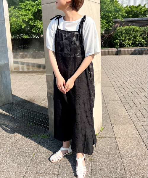 Ambre Ciel(アンブルシエル)の「ソデスリットTEE/【WEB/EC限定商品】(Tシャツ/カットソー・レディース・ホワイト/ブラック・FREE)」の5枚目の写真