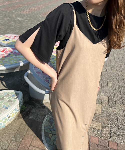 Ambre Ciel(アンブルシエル)の「ソデスリットTEE/【WEB/EC限定商品】(Tシャツ/カットソー・レディース・ホワイト/ブラック・FREE)」の8枚目の写真