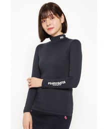 PEARLY GATES（パーリーゲイツ）の「【PEARLY GATES】BEATRIX COOL ナイロンベア天竺 長袖ハイネックカットソー（Tシャツ/カットソー）」