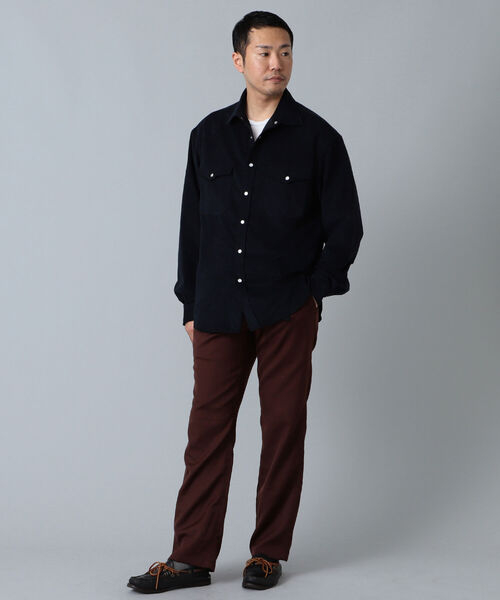 COLONY CLOTHING（コロニークロージング）の「COLONY CLOTHING × Brilla per il gusto / 別注 アルカンターラ ウエスタンシャツ（シャツ/ブラウス・メンズ・サンドベージュ・L）」の12枚目の写真