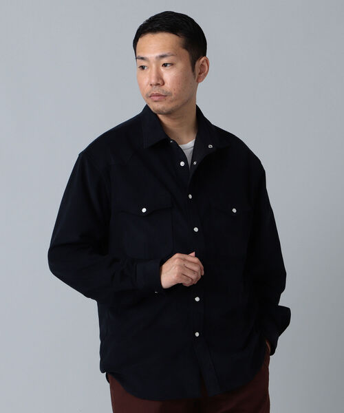 COLONY CLOTHING（コロニークロージング）の「COLONY CLOTHING × Brilla per il gusto / 別注 アルカンターラ ウエスタンシャツ（シャツ/ブラウス・メンズ・サンドベージュ・L）」の13枚目の写真