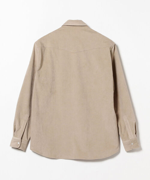 COLONY CLOTHING（コロニークロージング）の「COLONY CLOTHING × Brilla per il gusto / 別注 アルカンターラ ウエスタンシャツ（シャツ/ブラウス・メンズ・サンドベージュ・L）」の17枚目の写真