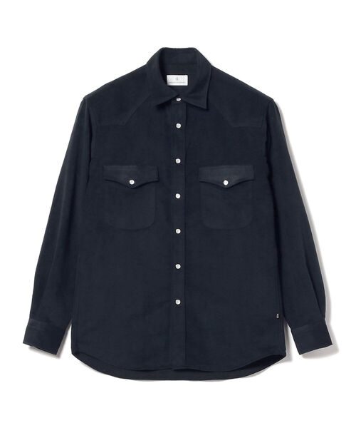 COLONY CLOTHING（コロニークロージング）の「COLONY CLOTHING × Brilla per il gusto / 別注 アルカンターラ ウエスタンシャツ（シャツ/ブラウス・メンズ・サンドベージュ・L）」の19枚目の写真