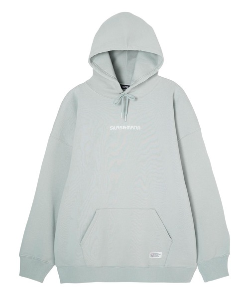 SILAS(サイラス)の「BASIC SILAS AND MARIA SWEAT HOODIE ベーシックサイラスアンドマリアスウェットフーディー(パーカー・メンズ・チャコールグレー/ライトブルー/ブラック/パープル/オフホワイト/オリーブ・MEDIUM/LARGE/X-LARGE)」の6枚目の写真